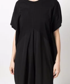 ( Nouvelle Collection ) Rick Owens Robe à Design à Empiècements 09 BLACK -Rick Owens Soldes 18006382 38152097 600