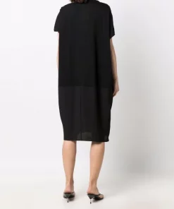 ( Nouvelle Collection ) Rick Owens Robe à Design à Empiècements 09 BLACK -Rick Owens Soldes 18006382 38152102 600