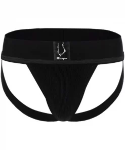 ( Nouvelle Collection ) Rick Owens 09 BLACK X Champion Slips Jockstrap Homme