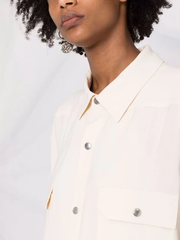 ( Nouvelle Collection ) Rick Owens 21 NATURAL Surchemise à Design Sans Manches Femme 7 ( Nouvelle Collection ) Rick Owens 21 NATURAL Surchemise à Design Sans Manches Femme – Image 5