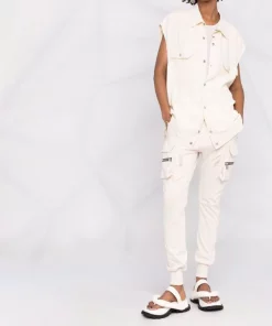 ( Nouvelle Collection ) Rick Owens 21 NATURAL Surchemise à Design Sans Manches Femme 9 ( Nouvelle Collection ) Rick Owens 21 NATURAL Surchemise à Design Sans Manches Femme -Rick Owens Soldes 18008810 38313785 600