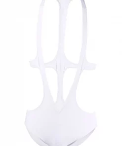 ( Nouvelle Collection ) Rick Owens Maillot De Bain Fogachine Fog 110 CHALK WHITE