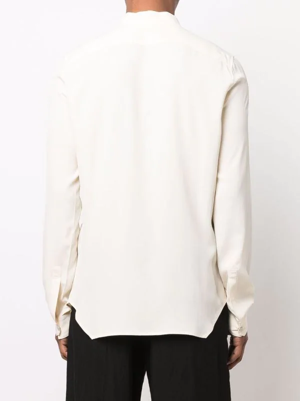 ( Nouvelle Collection ) Rick Owens Chemise Boutonnée à Col V 21 NATURAL 6 ( Nouvelle Collection ) Rick Owens Chemise Boutonnée à Col V 21 NATURAL – Image 4