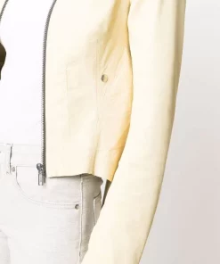 ( Nouvelle Collection ) Rick Owens 32 VANILLA Veste Naska Klaus Zippée Femme -Rick Owens Soldes 18009264 38531995 600