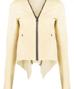 ( Nouvelle Collection ) Rick Owens 32 VANILLA Veste Naska Klaus Zippée Femme