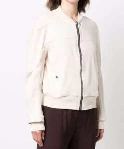 ( Nouvelle Collection ) Rick Owens Veste Bomber Geth 21 NATURAL -Rick Owens Soldes 18009864 38148532 600