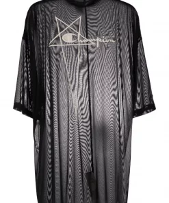 ( Nouvelle Collection ) Rick Owens X Champion T-shirt Tommy En Résille 09 BLACK