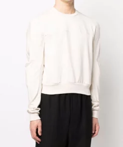 ( Nouvelle Collection ) Rick Owens 21 NATURAL Sweat Gethsemane à Design à Empiècements Homme -Rick Owens Soldes 18010836 38372104 600