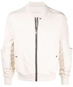 ( Nouvelle Collection ) Rick Owens Veste Geth à Fermeture Zippée Homme