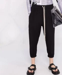 ( Nouvelle Collection ) Rick Owens Pantalon Sarouel à Coupe Courte Femme -Rick Owens Soldes 18012421 38296248 600