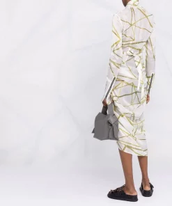 ( Nouvelle Collection ) Rick Owens Robe Mi-longue à Col V Femme -Rick Owens Soldes 18013239 38616098 600