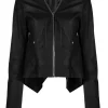 ( Nouvelle Collection ) Rick Owens 09 BLACK Veste Naska Klaus Zippée Femme -Rick Owens Soldes 18013435 38286083 600