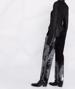 ( Nouvelle Collection ) Rick Owens 09 BLACK Veste Naska Klaus Zippée Femme -Rick Owens Soldes 18013435 38286094 600