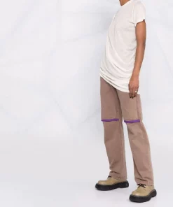 ( Nouvelle Collection ) Rick Owens T-shirt En Coton Biologique à Détail Drapé Femme -Rick Owens Soldes 18014116 38286207 600