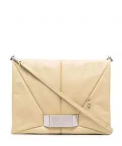 ( Nouvelle Collection ) Rick Owens Sac Porté épaule En Cuir à Rabat Femme