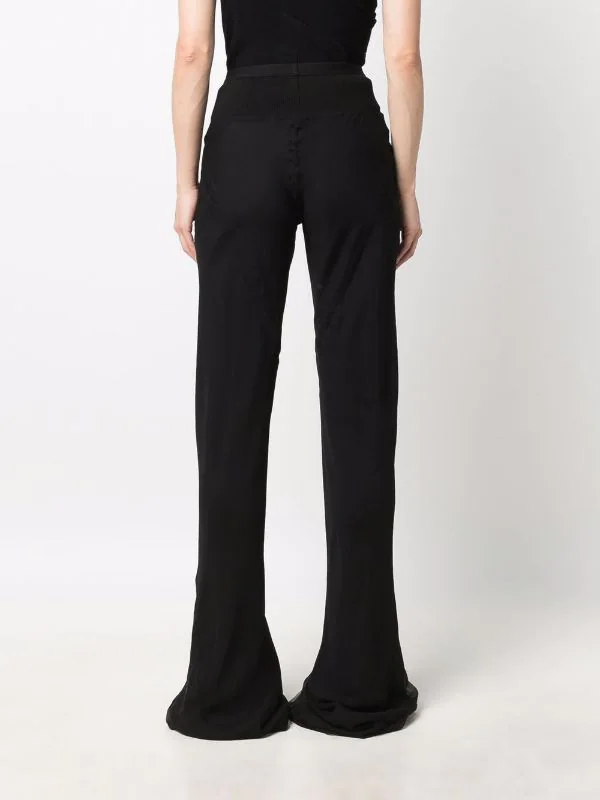 ( Nouvelle Collection ) Rick Owens Pantalon Bias En Chiffon 09 BLACK 6 ( Nouvelle Collection ) Rick Owens Pantalon Bias En Chiffon 09 BLACK – Image 4