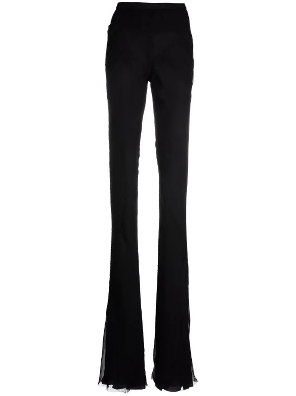 ( Nouvelle Collection ) Rick Owens Pantalon Bias En Chiffon 09 BLACK 3 ( Nouvelle Collection ) Rick Owens Pantalon Bias En Chiffon 09 BLACK