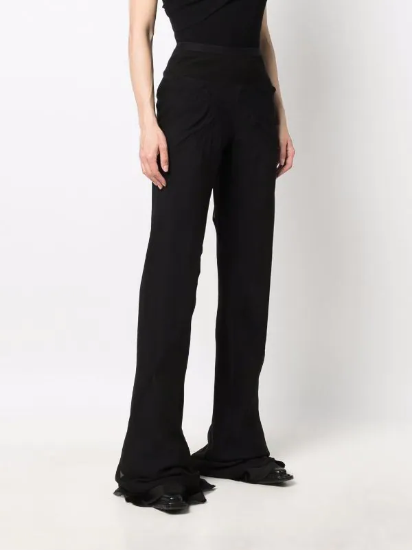 ( Nouvelle Collection ) Rick Owens Pantalon Bias En Chiffon 09 BLACK 5 ( Nouvelle Collection ) Rick Owens Pantalon Bias En Chiffon 09 BLACK – Image 3