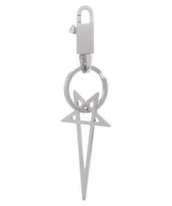 ( Nouvelle Collection ) Rick Owens Porte-clés Pentagram à Pendentif 128 PALLADIO