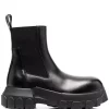 ( Nouvelle Collection ) Rick Owens Bottines En Cuir Femme 1 ( Nouvelle Collection ) Rick Owens Bottines En Cuir Femme -Rick Owens Soldes 18019346 38143748 600
