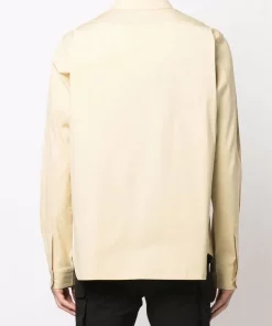 ( Nouvelle Collection ) Rick Owens 32 VANILLA Chemise à Boutonnière Homme -Rick Owens Soldes 18019358 38146658 600