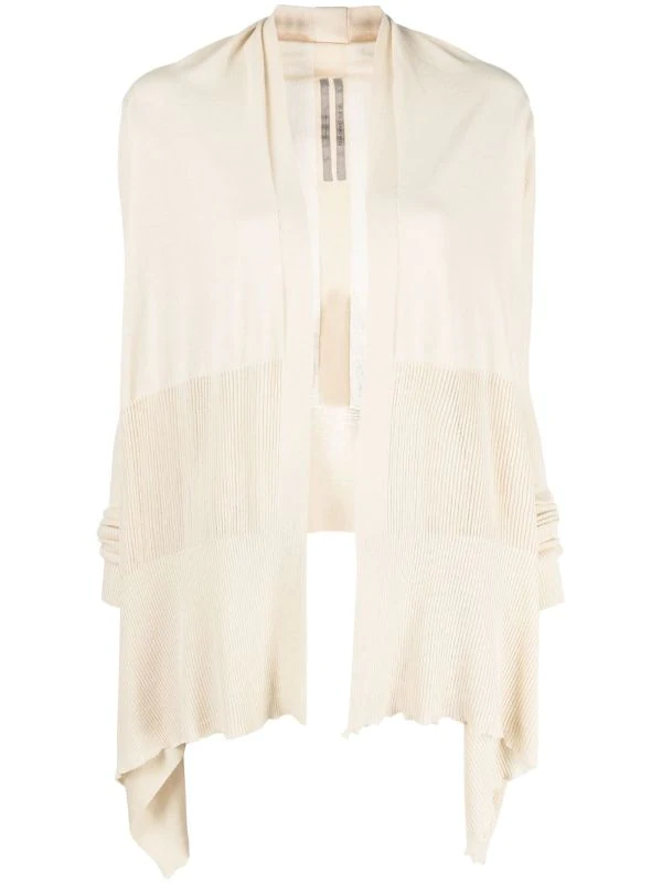 ( Nouvelle Collection ) Rick Owens Cardigan Drapé En Maille Femme 3 ( Nouvelle Collection ) Rick Owens Cardigan Drapé En Maille Femme