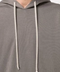 ( Nouvelle Collection ) Rick Owens 34 DUST Hoodie à Lien De Resserrage Homme -Rick Owens Soldes 18020489 38146705 600