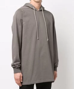 ( Nouvelle Collection ) Rick Owens 34 DUST Hoodie à Lien De Resserrage Homme -Rick Owens Soldes 18020489 38147273 600