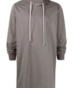 ( Nouvelle Collection ) Rick Owens 34 DUST Hoodie à Lien De Resserrage Homme