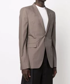 ( Nouvelle Collection ) Rick Owens Blazer Boutonné à Revers Crantés 34 DUST 9 ( Nouvelle Collection ) Rick Owens Blazer Boutonné à Revers Crantés 34 DUST -Rick Owens Soldes 18026366 38144657 600