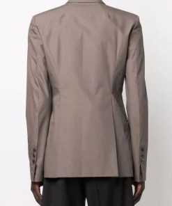 ( Nouvelle Collection ) Rick Owens Blazer Boutonné à Revers Crantés 34 DUST 10 ( Nouvelle Collection ) Rick Owens Blazer Boutonné à Revers Crantés 34 DUST -Rick Owens Soldes 18026366 38146395 600