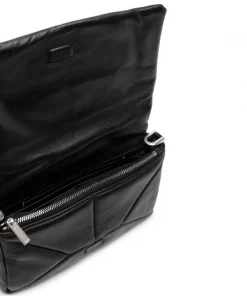 ( Nouvelle Collection ) Rick Owens Sac à Bandoulière Griffin Matelassé 09 BLACK -Rick Owens Soldes 18026481 38410349 600