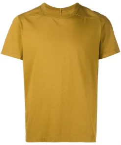 ( Nouvelle Collection ) Rick Owens 72 SULPHATE T-shirt à Col Ras-de-cou Homme