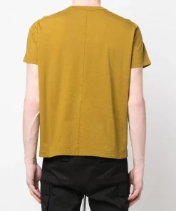 ( Nouvelle Collection ) Rick Owens 72 SULPHATE T-shirt à Col Ras-de-cou Homme -Rick Owens Soldes 18029801 39087014 600