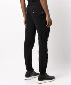( Nouvelle Collection ) Rick Owens BLACK Pantalon Bauhaus Cargo à Coupe Fuselée Homme -Rick Owens Soldes 18032772 38371802 600