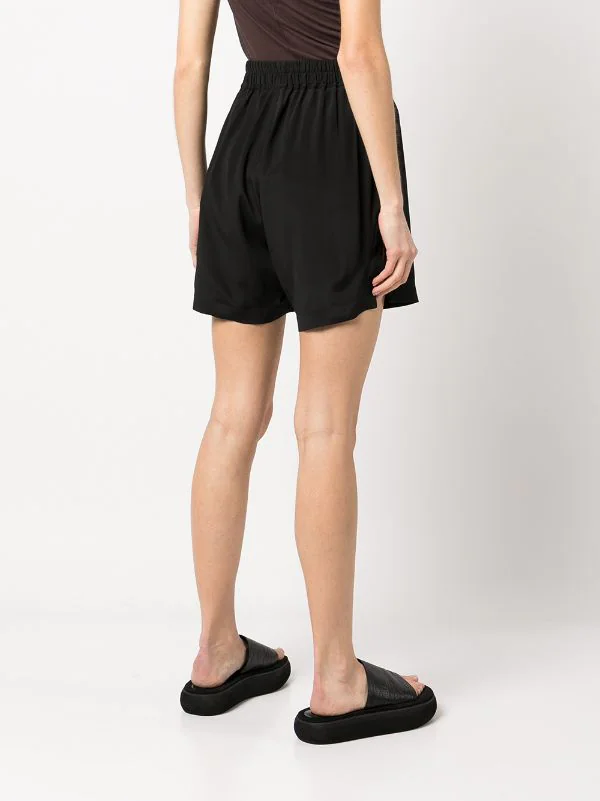 ( Nouvelle Collection ) Rick Owens 09 BLACK Short De Sport à Taille à Lien De Resserrage Femme 6 ( Nouvelle Collection ) Rick Owens 09 BLACK Short De Sport à Taille à Lien De Resserrage Femme – Image 4