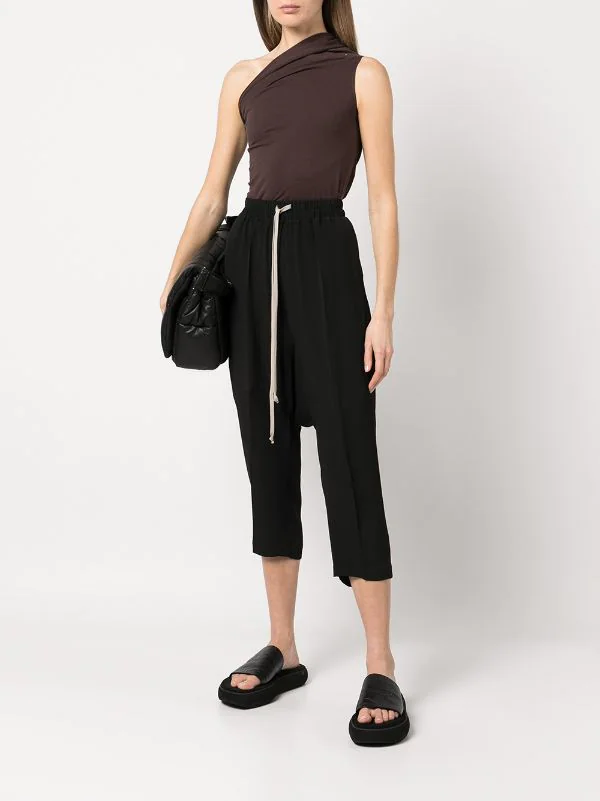 ( Nouvelle Collection ) Rick Owens 09 Pantalon Court à Coupe Sarouel Femme 4 ( Nouvelle Collection ) Rick Owens 09 Pantalon Court à Coupe Sarouel Femme – Image 2