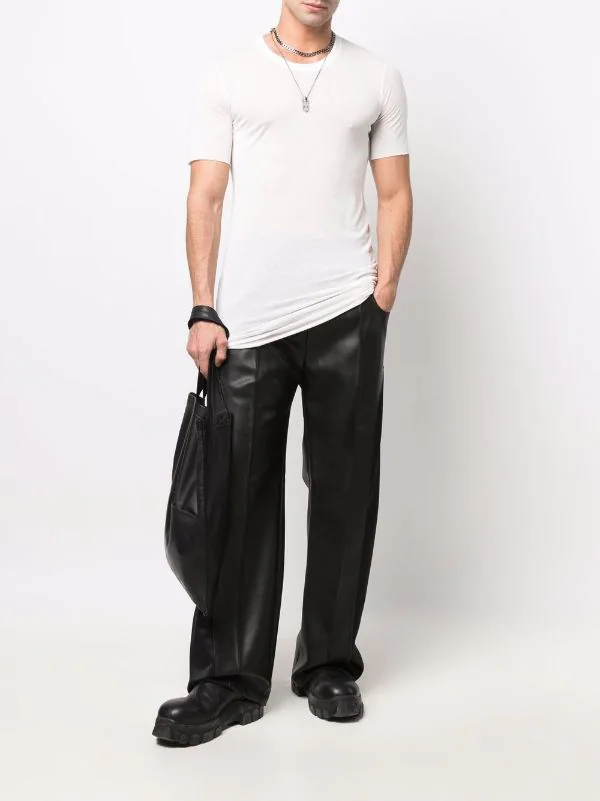 ( Nouvelle Collection ) Rick Owens T-shirt à Manches Courtes 11 MILK 4 ( Nouvelle Collection ) Rick Owens T-shirt à Manches Courtes 11 MILK – Image 2