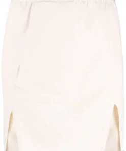 Rick Owens Minijupe Ă Fente Femme