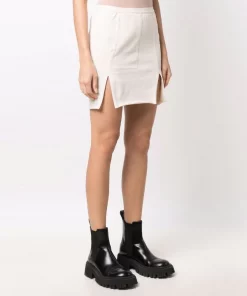 Rick Owens Minijupe à Fente Femme -Rick Owens Soldes 18043280 38273324 600