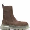 ( Nouvelle Collection ) Rick Owens Bottes Beatle En Daim Homme -Rick Owens Soldes 18045706 38354237 600