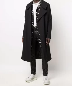 ( Nouvelle Collection ) Rick Owens 09 BLACK Pantalon Slim En Cuir Homme -Rick Owens Soldes 18045736 38258632 600