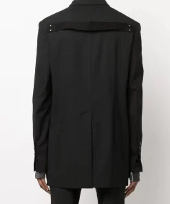 ( Nouvelle Collection ) Rick Owens 09 BLK Veste Lido à Veste à Simple Boutonnage Homme 12 ( Nouvelle Collection ) Rick Owens 09 BLK Veste Lido à Veste à Simple Boutonnage Homme -Rick Owens Soldes 18049634 39035355 600