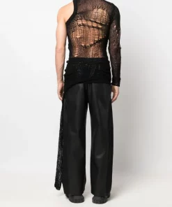 ( Nouvelle Collection ) Rick Owens Pull Asymétrique à Effet Usé 09 BLK BLACK 10 ( Nouvelle Collection ) Rick Owens Pull Asymétrique à Effet Usé 09 BLK BLACK -Rick Owens Soldes 18050149 39007661 600