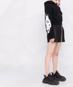 ( Nouvelle Collection ) Rick Owens 09 BLACK Short Fog à Lien De Resserrage Femme 13 ( Nouvelle Collection ) Rick Owens 09 BLACK Short Fog à Lien De Resserrage Femme -Rick Owens Soldes 18050313 38353559 600