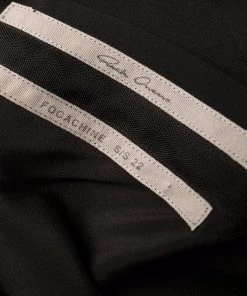 ( Nouvelle Collection ) Rick Owens Robe Froncée à Manches Courtes Femme -Rick Owens Soldes 18054510 38398805 600