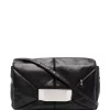 ( Nouvelle Collection ) Rick Owens 09 BLACK Sac à Bandoulière à Fini Matelassé Femme -Rick Owens Soldes 18060818 38475590 600