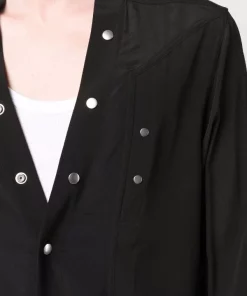 ( Nouvelle Collection ) Rick Owens Chemise En Soie à Boutonnière 09 BLACK -Rick Owens Soldes 18060834 38588403 600