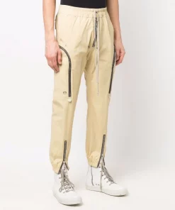 ( Nouvelle Collection ) Rick Owens Pantalon Court à Zips 32 VANILLA -Rick Owens Soldes 18061367 38274269 600