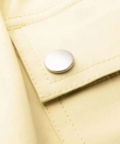 ( Nouvelle Collection ) Rick Owens Pantalon Court à Zips 32 VANILLA -Rick Owens Soldes 18061367 38274270 600